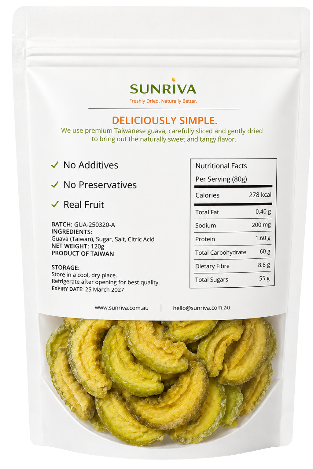 Fresh Dried Guava