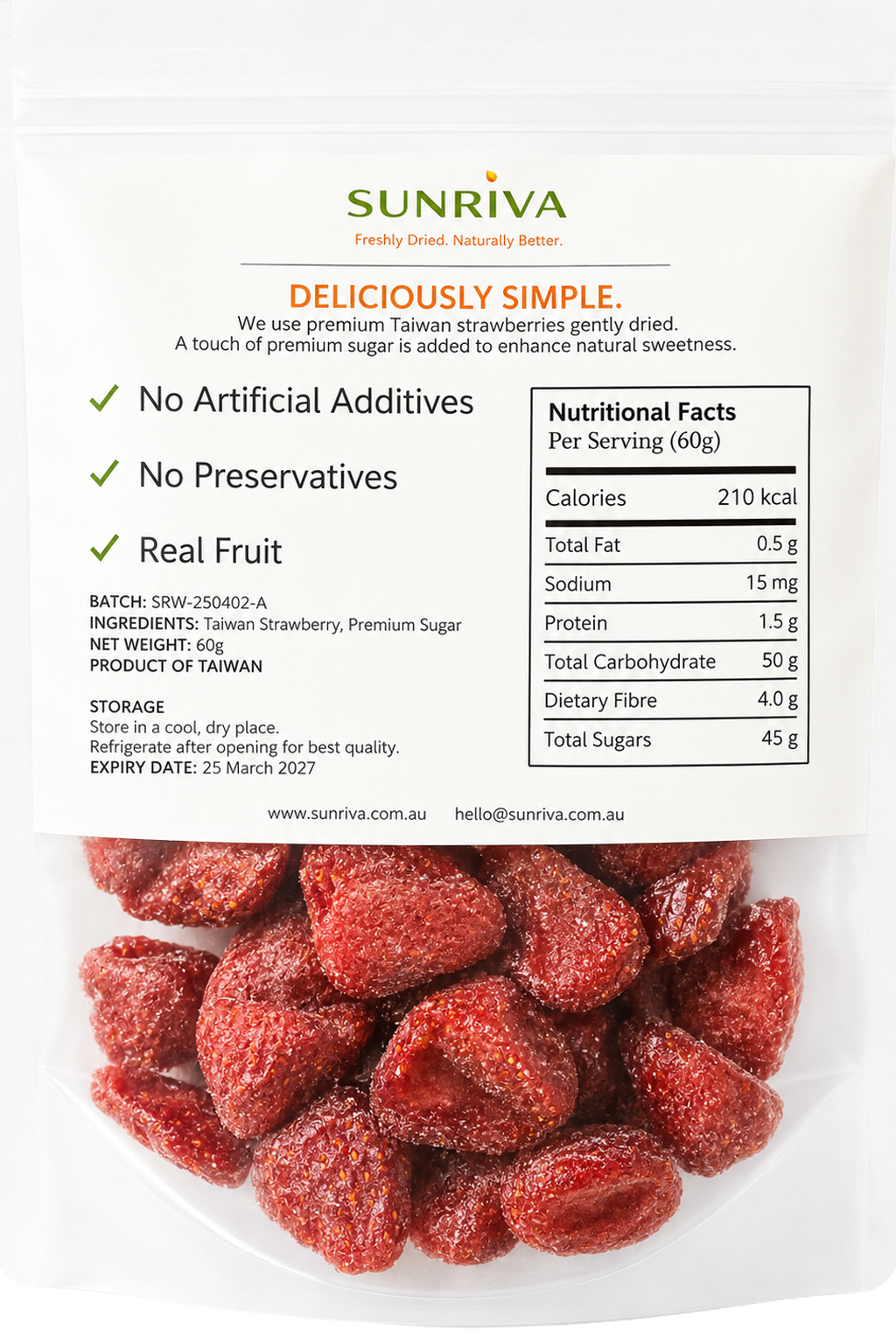 Fresh Dried Strawberry