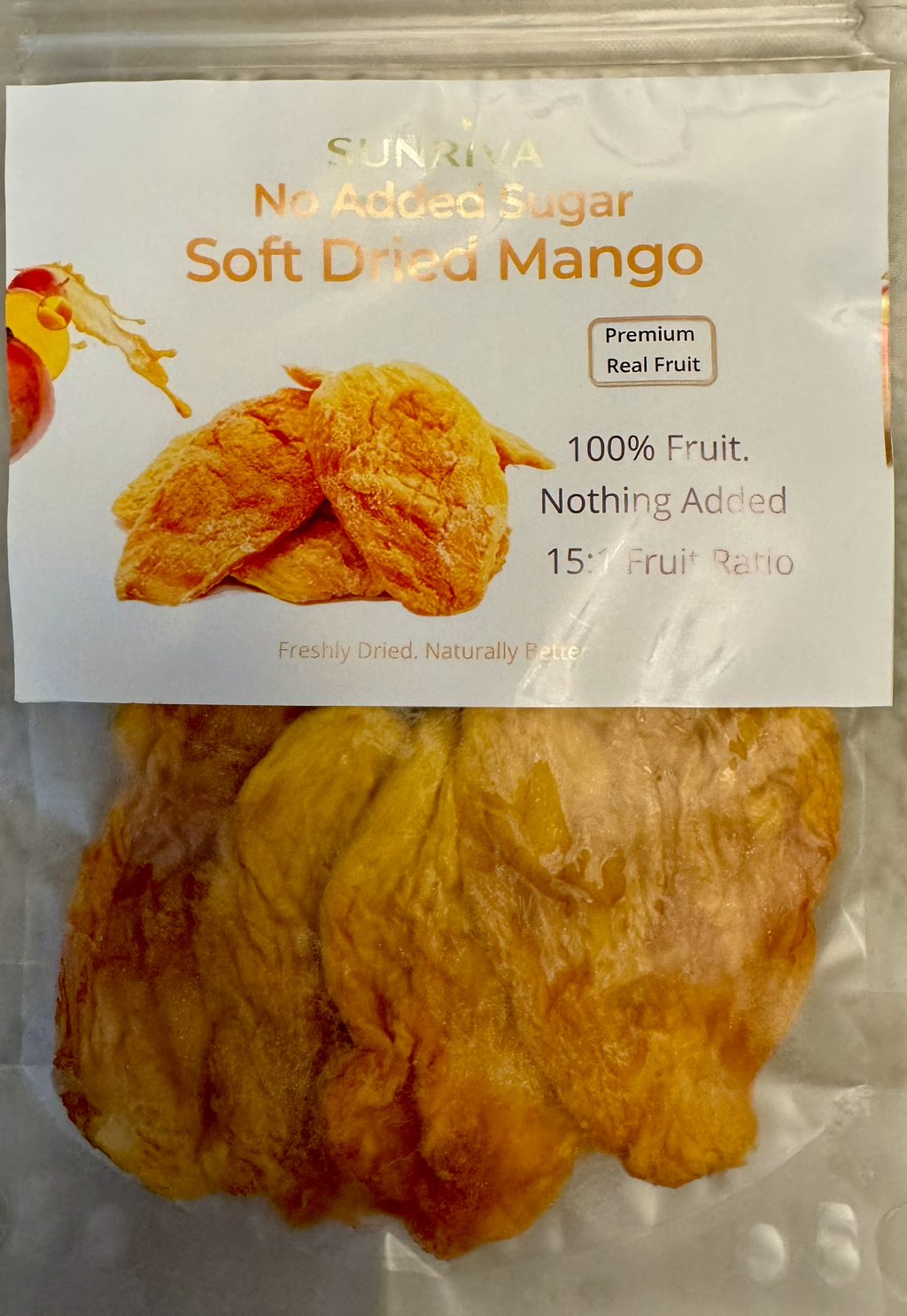 No Added Sugar Soft Dried Mango