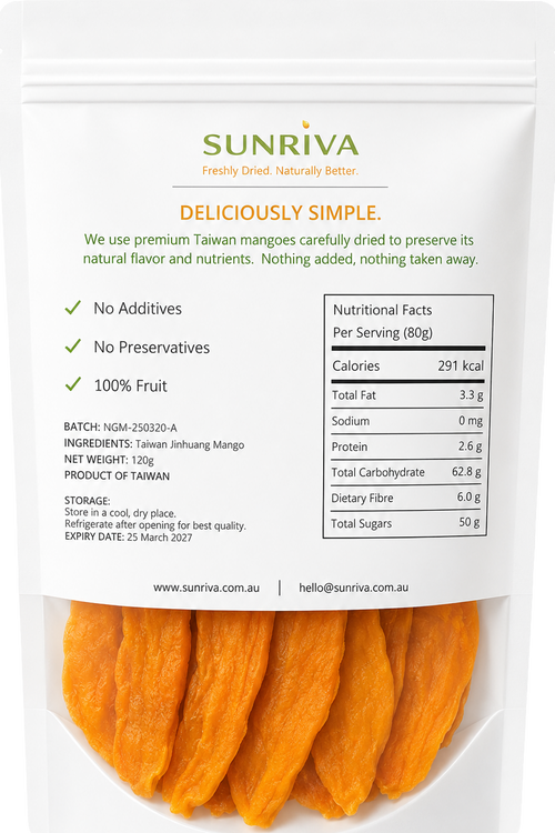 No Added Sugar Dried Mango