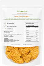 No Added Sugar Dried Pineapple